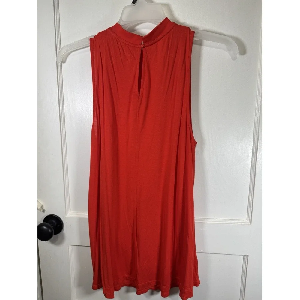 Loft Swing Tunic, Orange, Sleeveless Size M - Picture 3 of 6